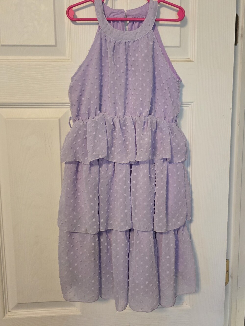 Kids Tiered Party Dress in Purple Like New Size 8